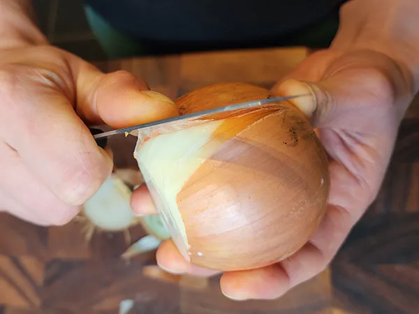 Peeling the onion