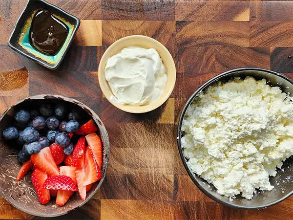Cottage cheese bowls ingredients