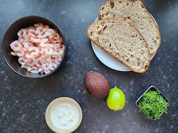 Skagen toast ingredients